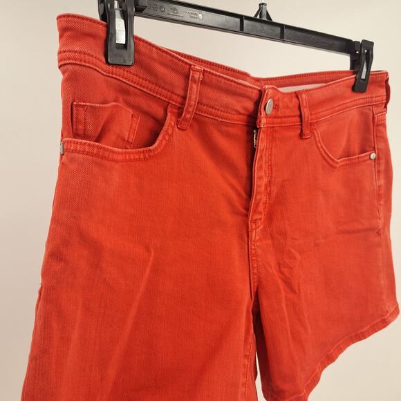 Anthropologie Pilcro And The Letterpress Hyphen Shorts 29‎ Mid Rise Chino Red - Picture 8 of 10